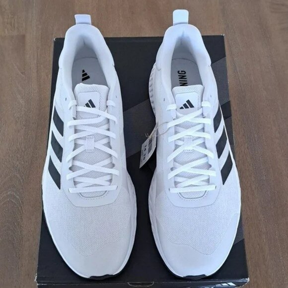 adidas Everyset Trainer Shoes - Color: White /Black /Grey - Size: 14 - Picture 2 of 10
